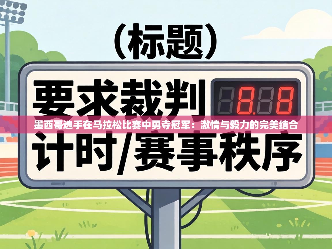 墨西哥选手在马拉松比赛中勇夺冠军:激情与毅力的完美结合 第1张